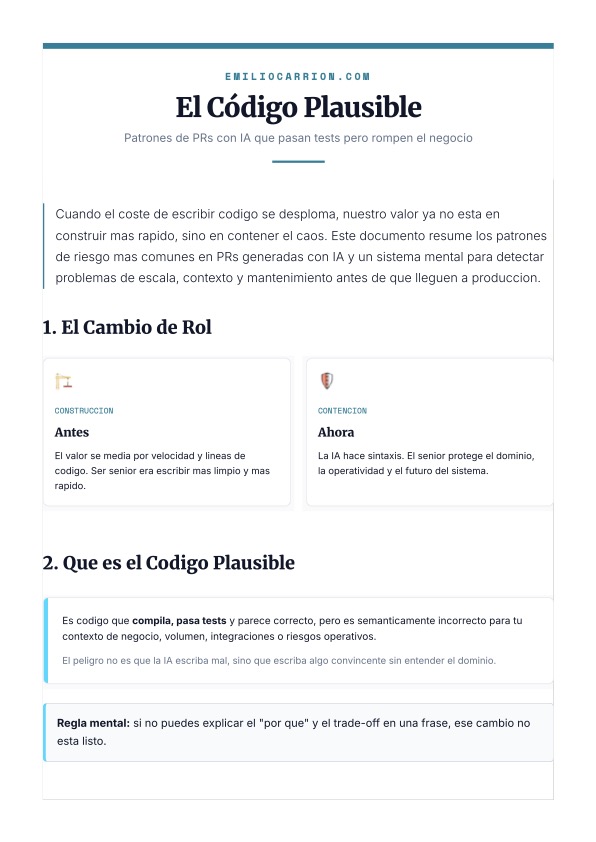 El Código Plausible